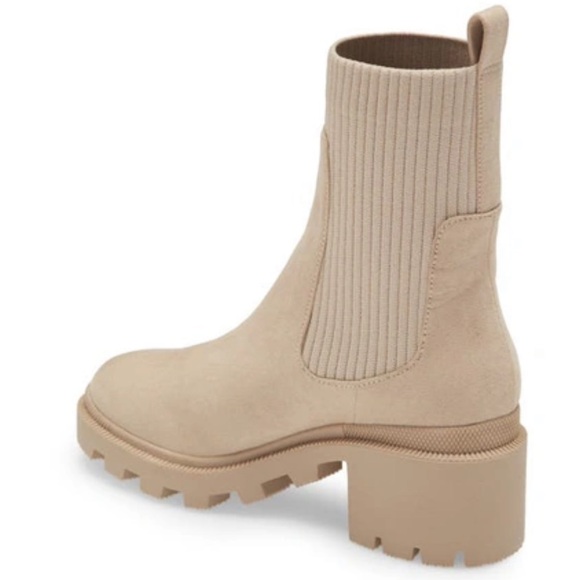 BP. Nordstrom Tianna Lug Tan Faux Suede Chelsea Boot Size 10 - Picture 2 of 7